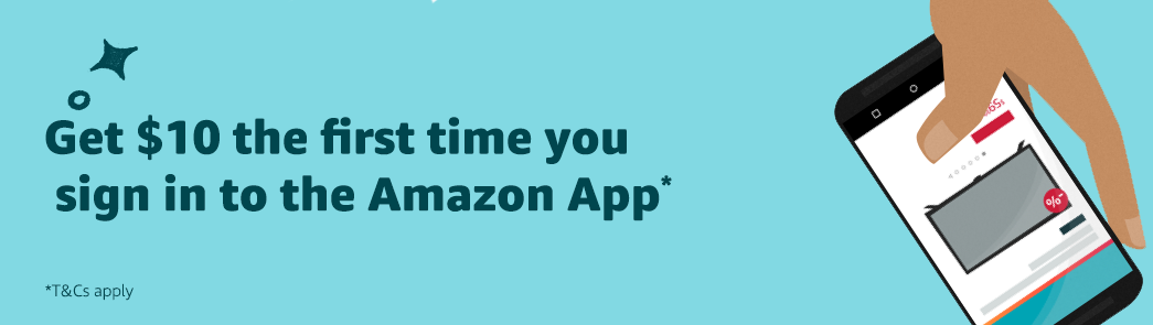 Get $10 OFF when you spend $39 on Amazon mobile app