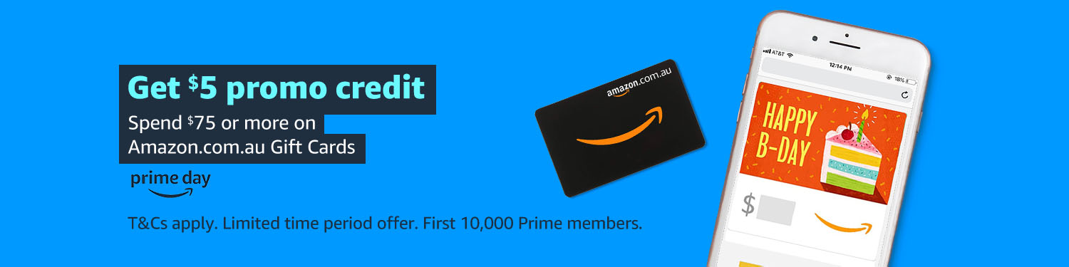 Get $5 promo credit when you spend $75+ on Amazon Gift cards with coupon