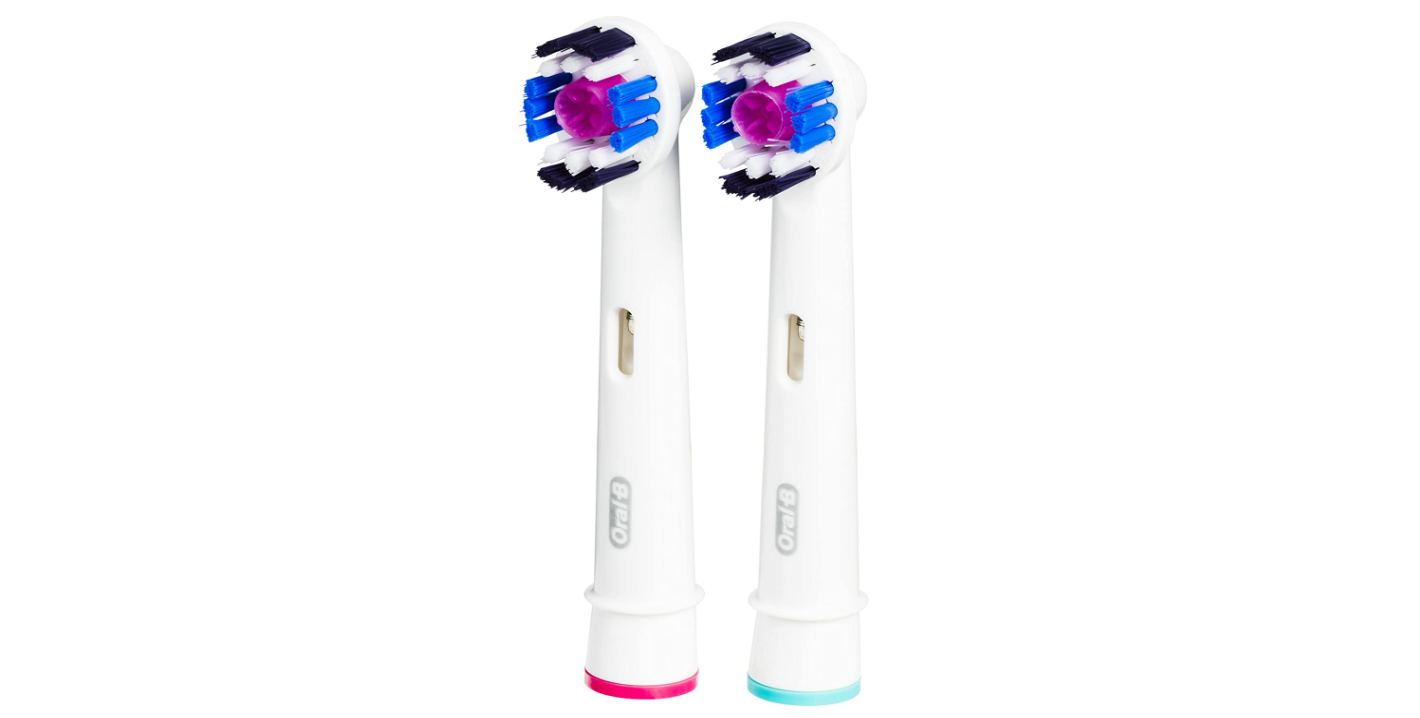 Oral-B 3D White Replacement Electric Toothbrush Heads Refills,2 pack now $16.99 delivered at Amazon
