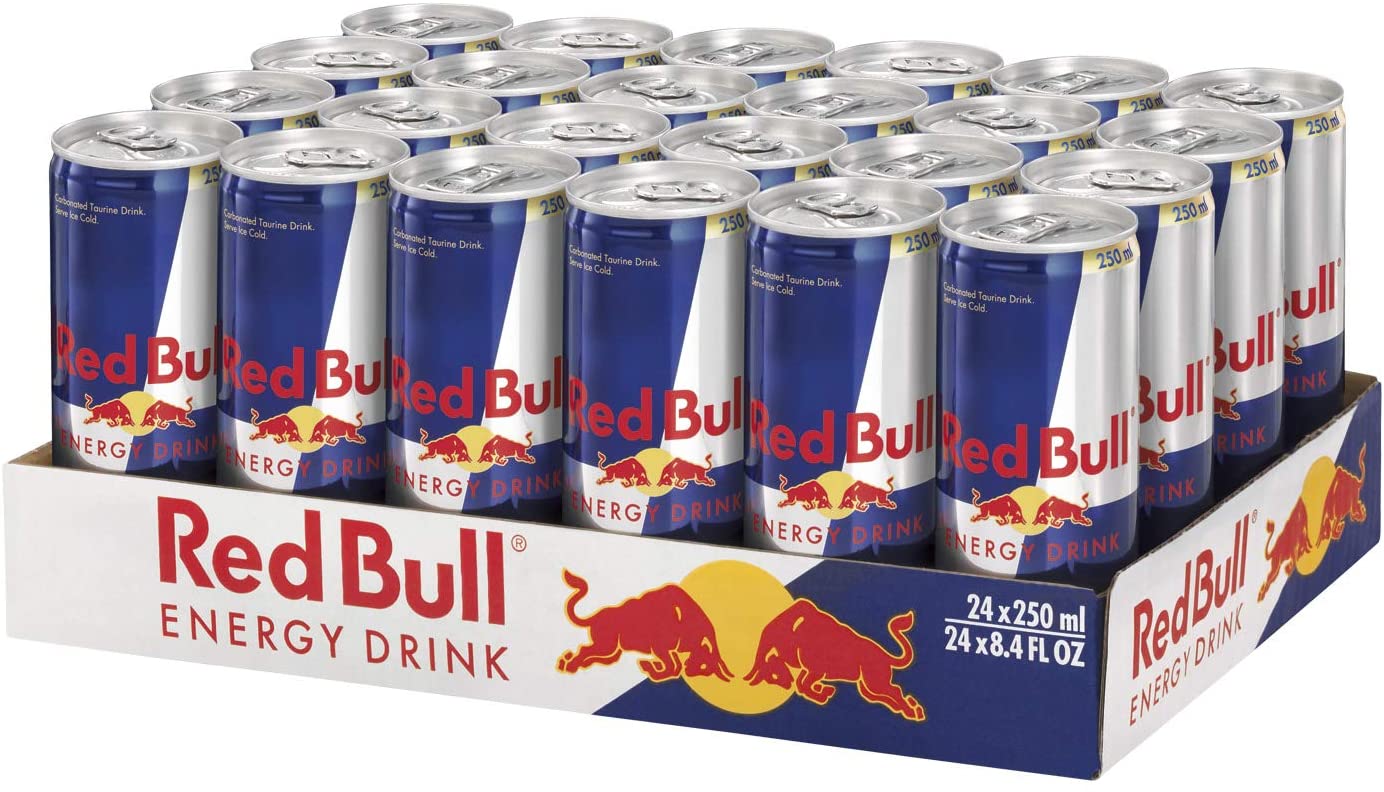 Buy Red Bull Energy Drink, 24 x 250 ml for $32 at Amazon