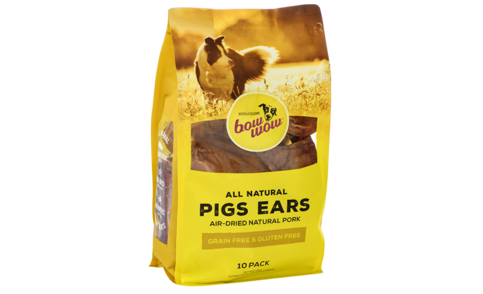 Bow Wow- Pigs Ears Dog Treats, 10 Pack -best price deal- now $13.30+ free delivery