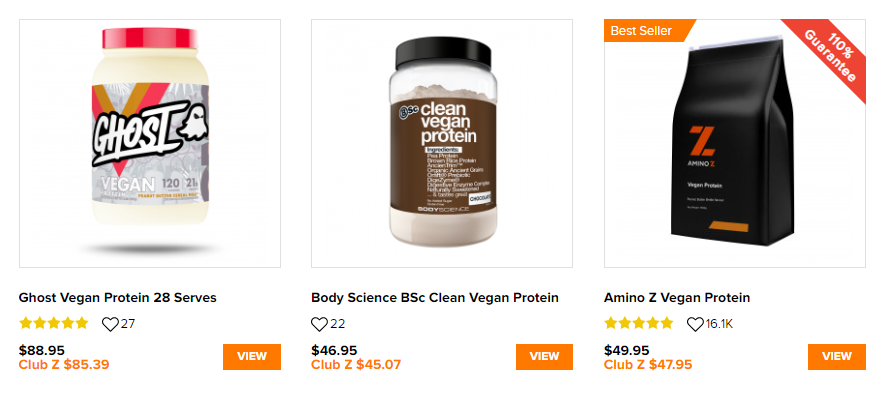 Get 22% OFF on all vegan products when you sign up at Amino Z