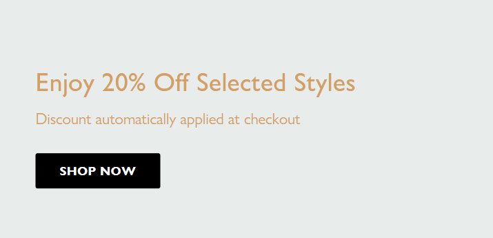 Enjoy 20% OFF selected styles at Anthea Crawford