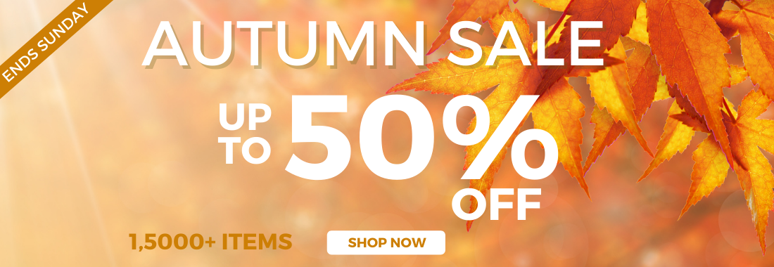 Autumn sale - Save up to 50% OFF on 15,000+ items