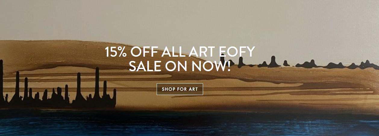 Art Lovers Australia EOFY sale - 15% OFF on all Art
