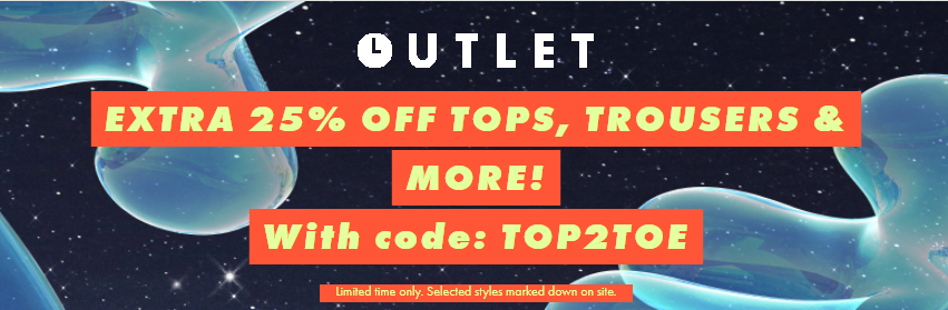 Extra 25% Off Tops & Trousers