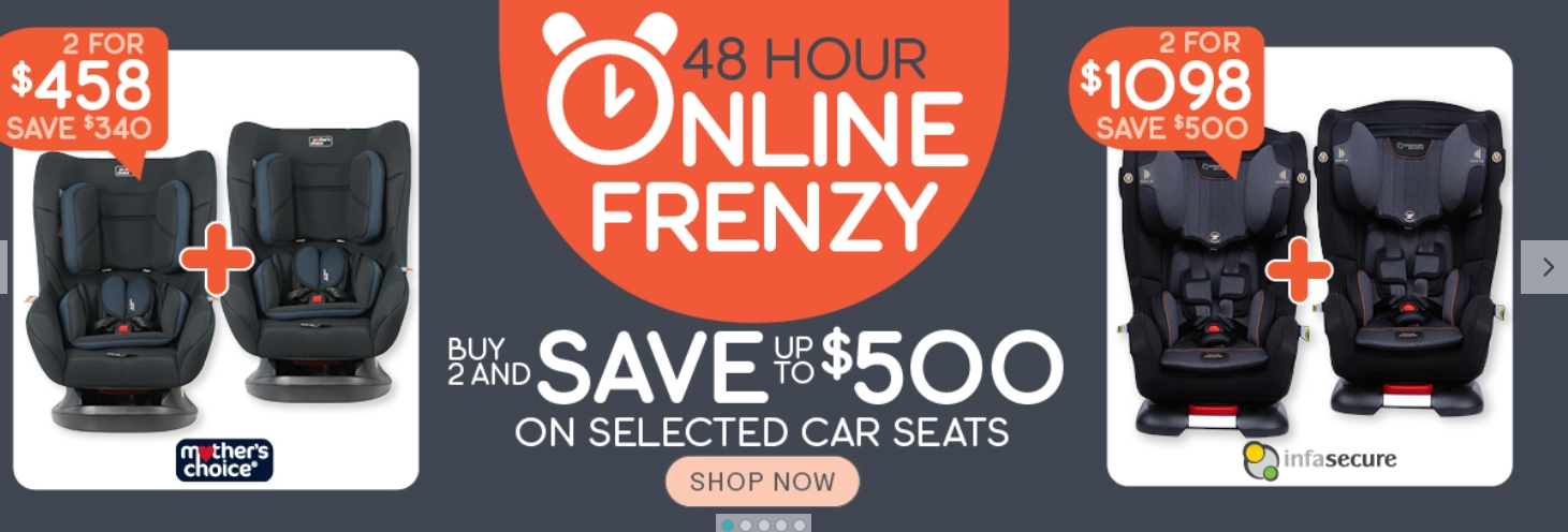 Baby Bunting 2-Day sale: 50-60% OFF playgear, Up to $500 OFF car seats, Delivery $9
