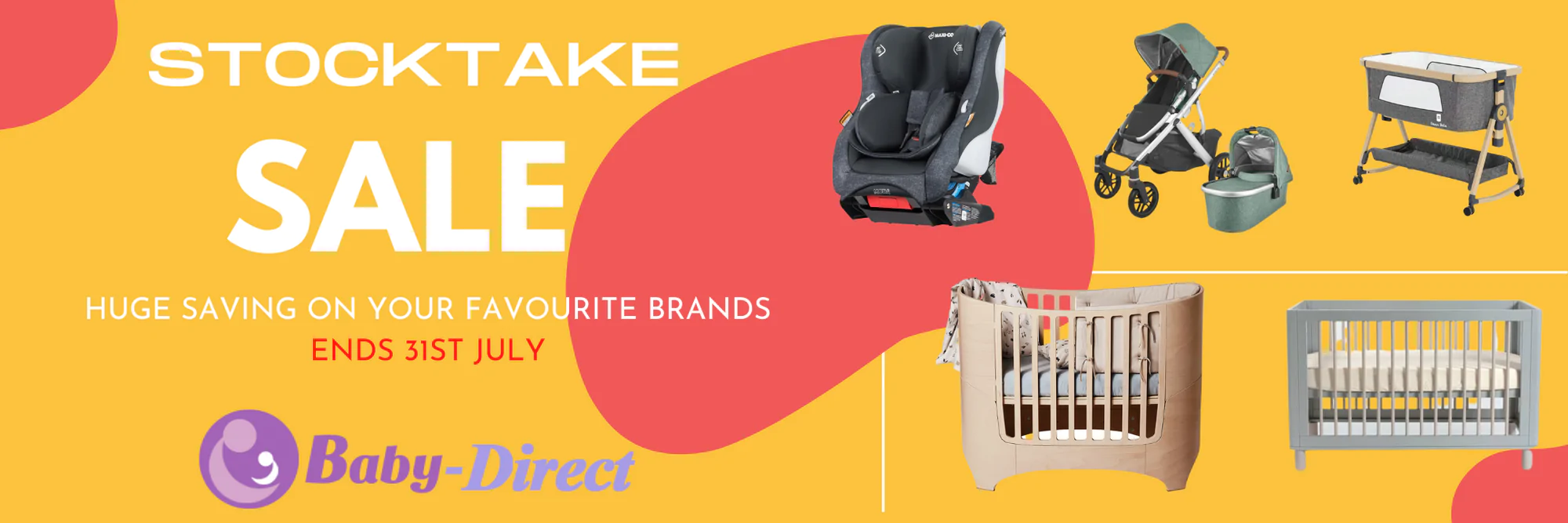 Baby-Direct Stocktake sale up to 60% OFF on baby wear, furniture, & more