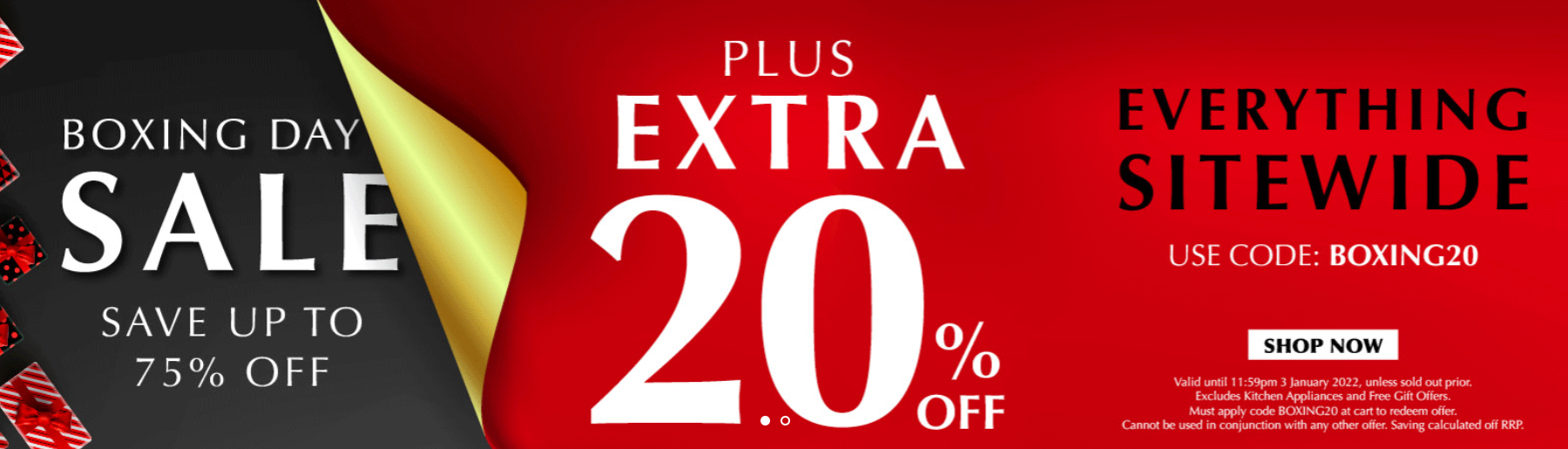 Baccarrat Boxing Day - Up to 75% OFF RRP + extra 20% OFF with coupon