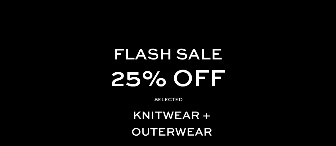 Flash sale 25% OFF selected knitwear + outerwear at Bec + Bridge