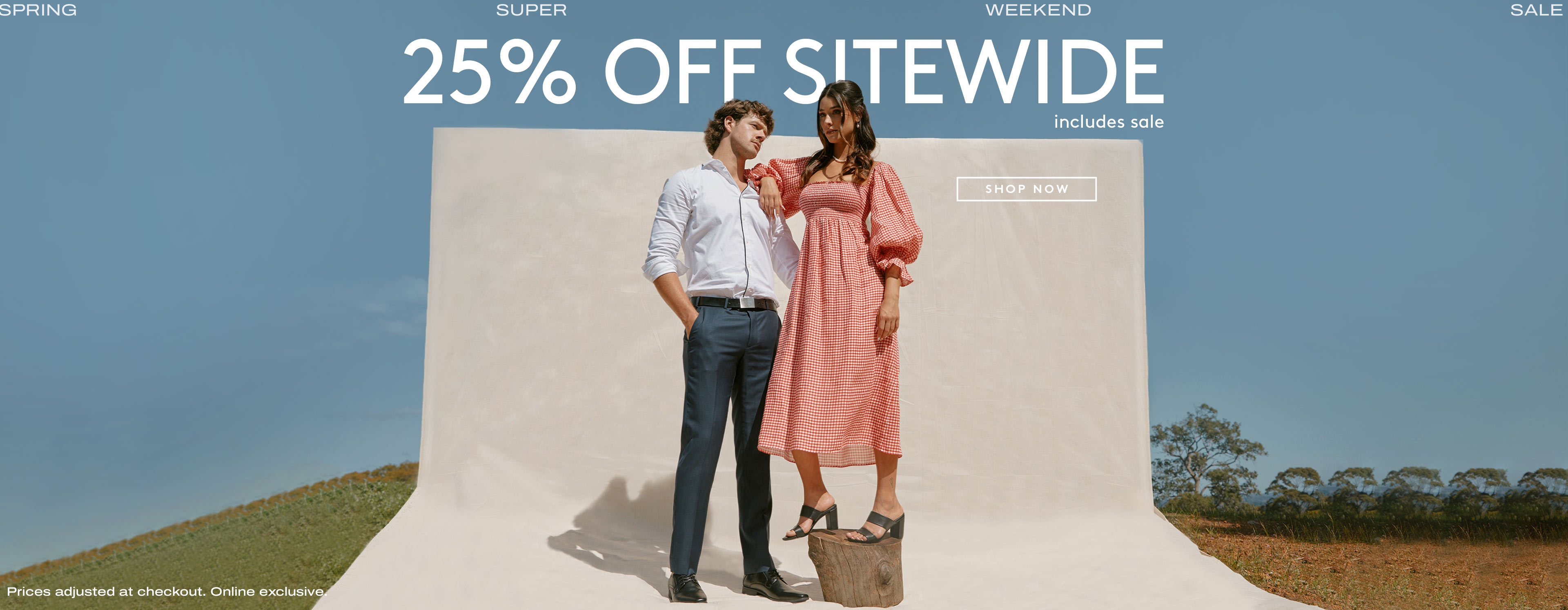 Betts Super Weekend - 25% OFF sitewide including sale items