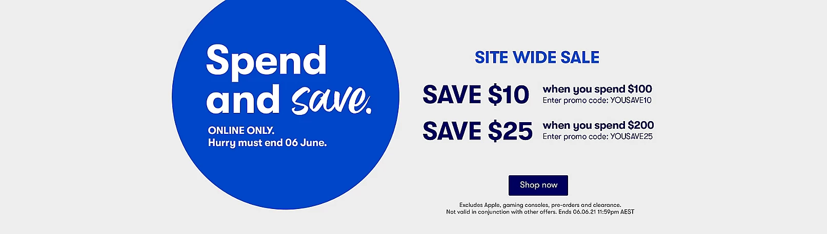 Spend & Save - Extra Up to $25 OFF
