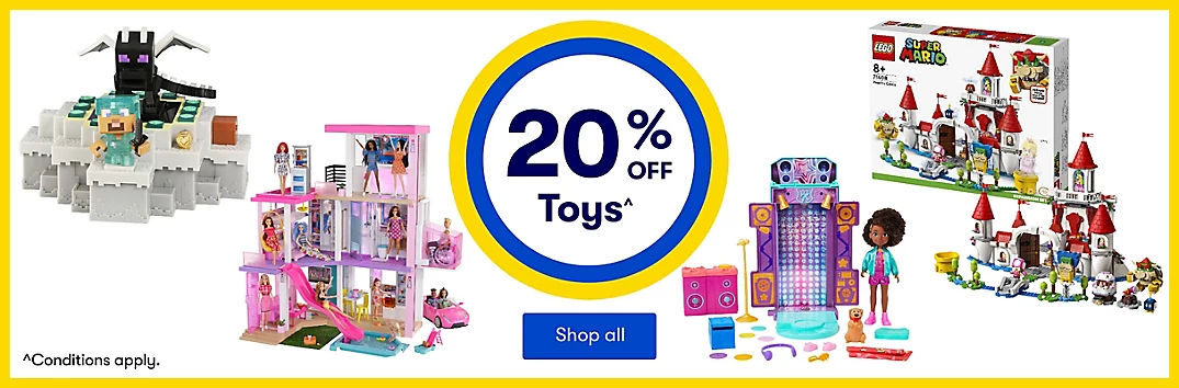 20% - 50% OFF or better on Toys including Lego, Disney, Barbie, Hot Wheels, Pokemon, Fisher-Price...