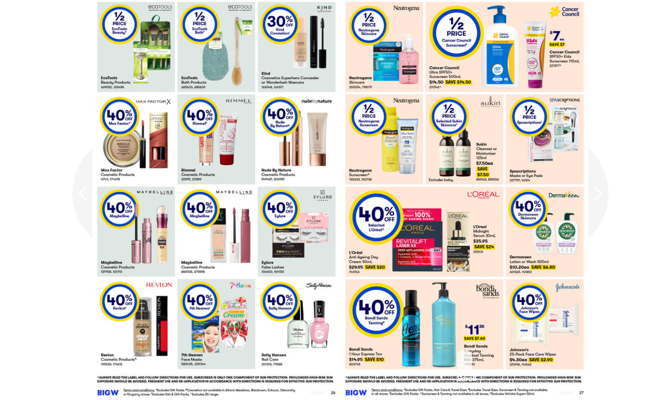 Big W Catalogue: 1/2 price Swisse, Oral-B, Sukin, 20% OFF or more Lego
