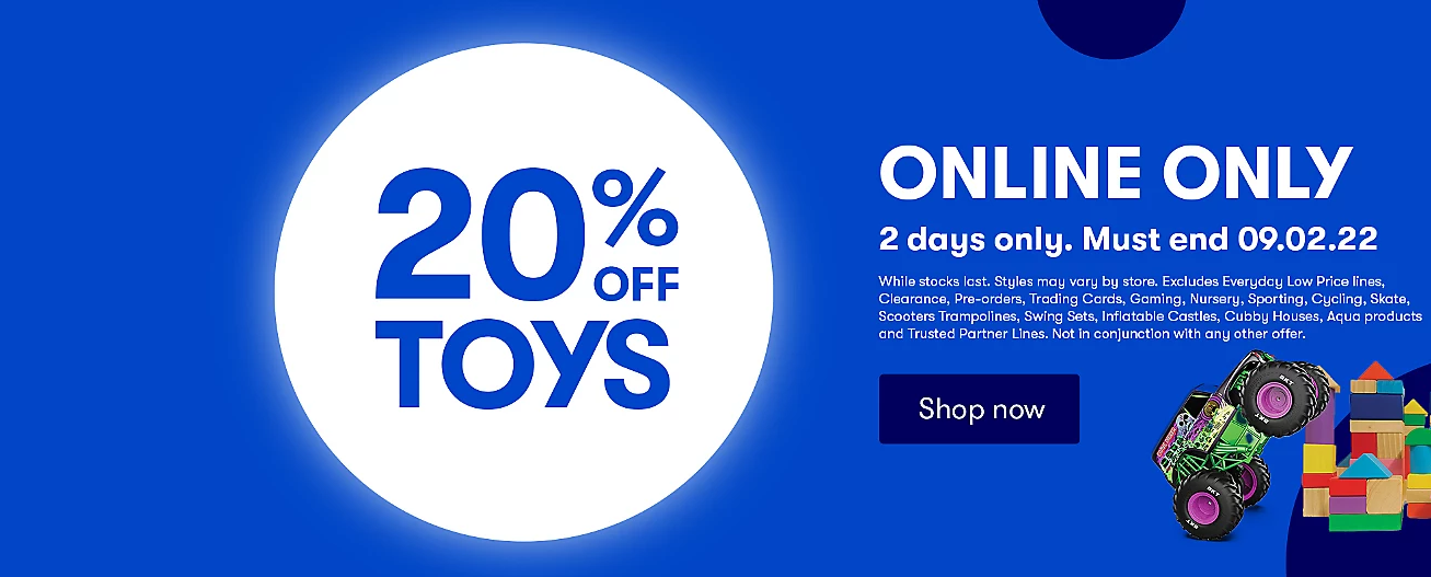 Big W 20% OFF on toys including Lego, VTech, LOL Surprise & more