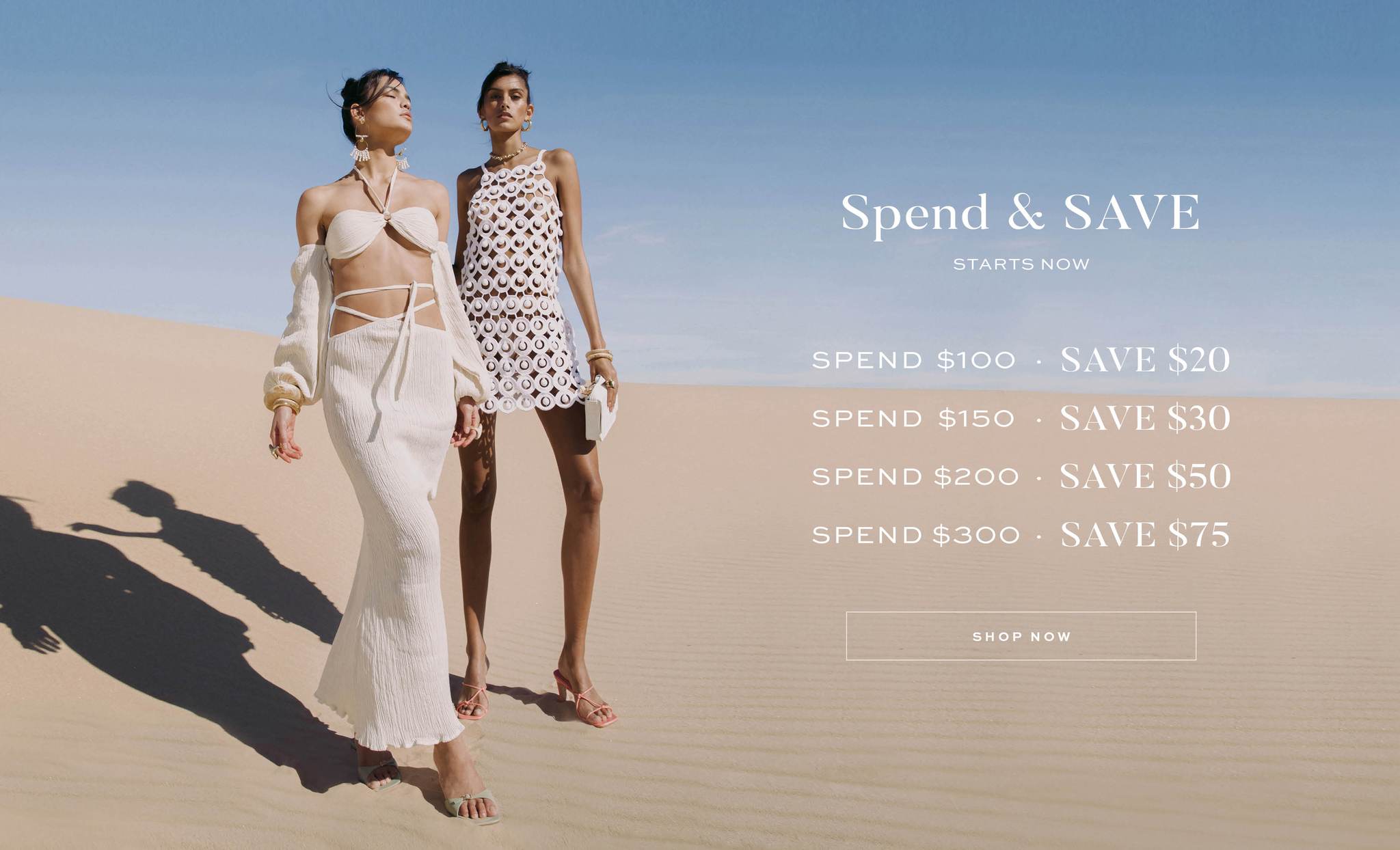 Spend & Save - Save up to $75 OFF