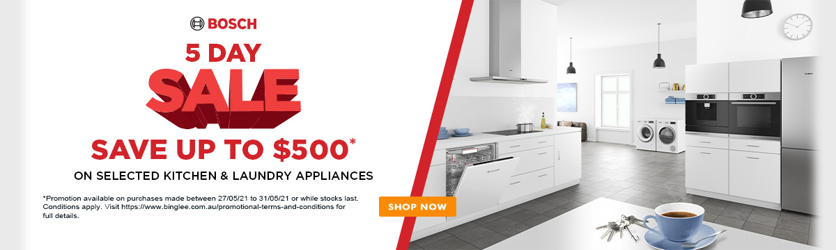 Save up to $500 on Boasch appliances