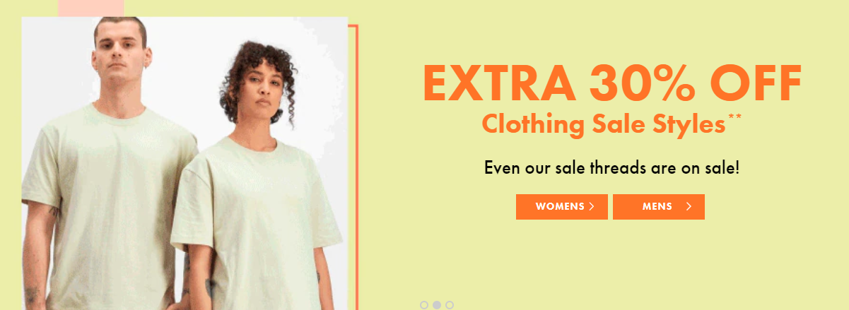 Bonds extra 30% OFF on clothing sale styles for men & women