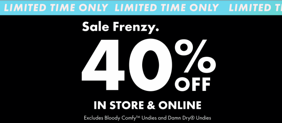 Bonds Frenzy sale: 40% OFF sitewide + Extra 10% OFF & Free shipping for members