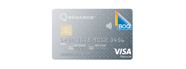 Get 150,000 bonus Q Rewards Points with Platinum Visa Credit Card from BOQ