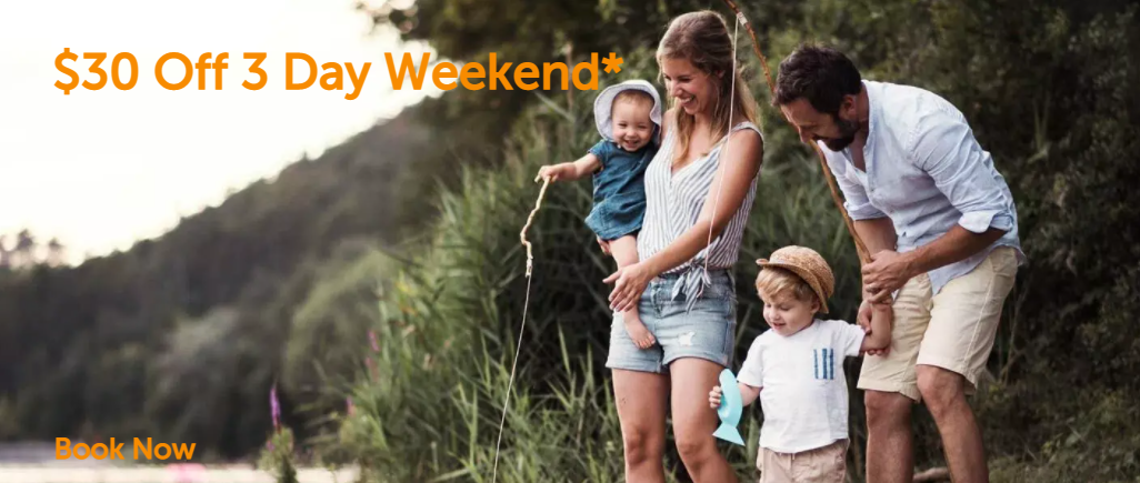 Get $30 Off a 3-Day Weekend Adventure