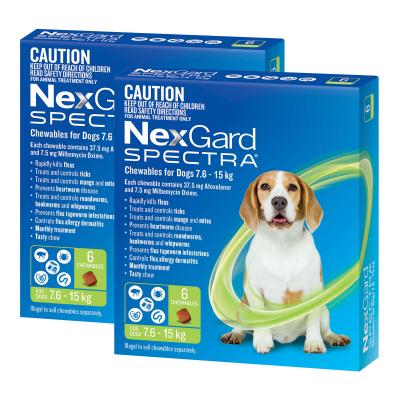 Save extra 20% OFF NexGard Spectra Green Medium Dog 6 & 12 Packs