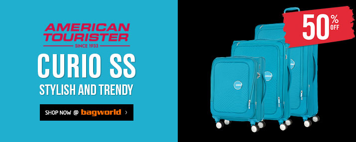Save 40% OFF on American Tourister Curio SS luggage