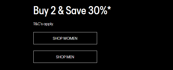 Calvin Klein Save up to 30% OFF on selected styles from men & women