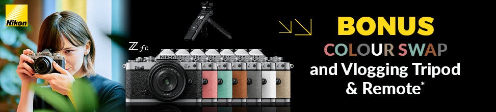 Get Bonus accessories and color change when you purchase a new Nikon Z Fc