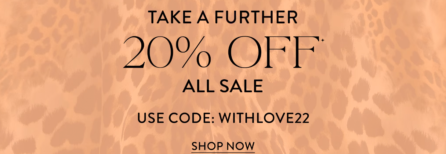 Camilla take a further extra 20% OFF on sale styles from dresses, kaftans, & more with promo code