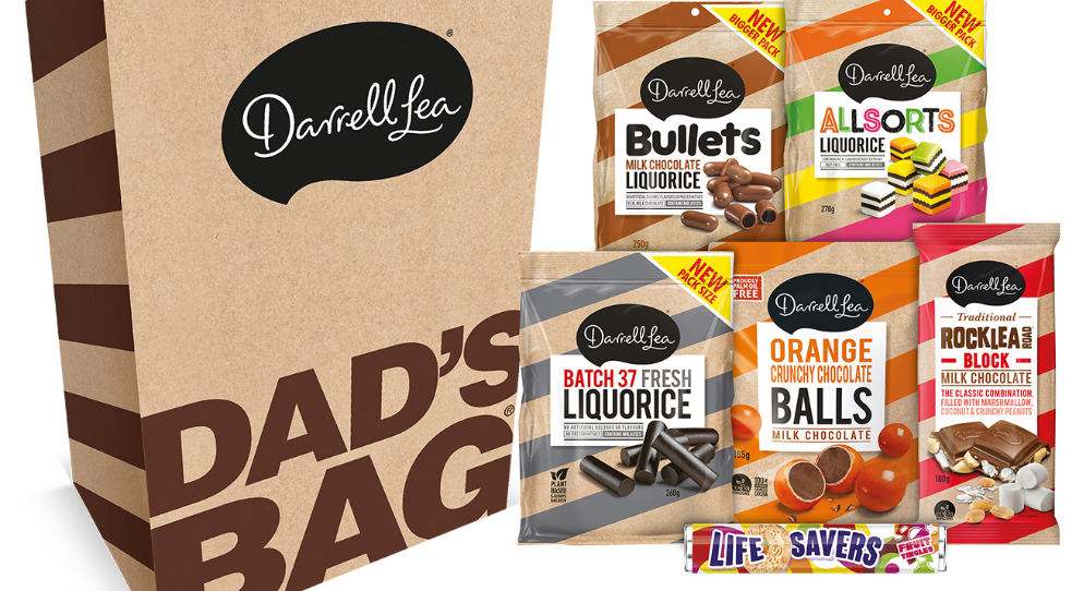Darrell Lea Father's Day Confectionery Dad's Bag / Goodie Bag now $15 delivered at Catch
