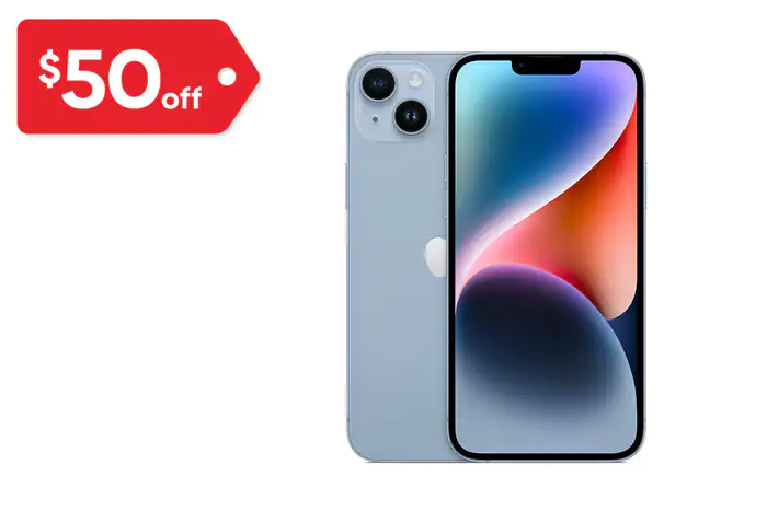 $50 OFF on iPhone 14 Plus + Free delivery with OnePass @ Catch[Price Drop]