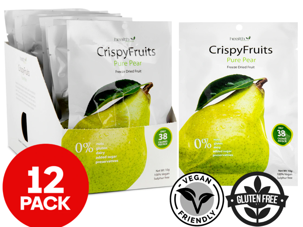 12 x CrispyFruits Freeze Dried Pure Pear 10g for $21.99 at Catch