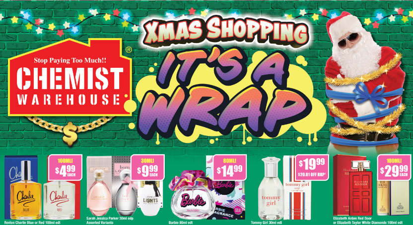 Chemist Warehouse XMas Catalogue: Up to 75% OFF RRP vitamins, 50% OFF Swisse, 40% OFF Musahi