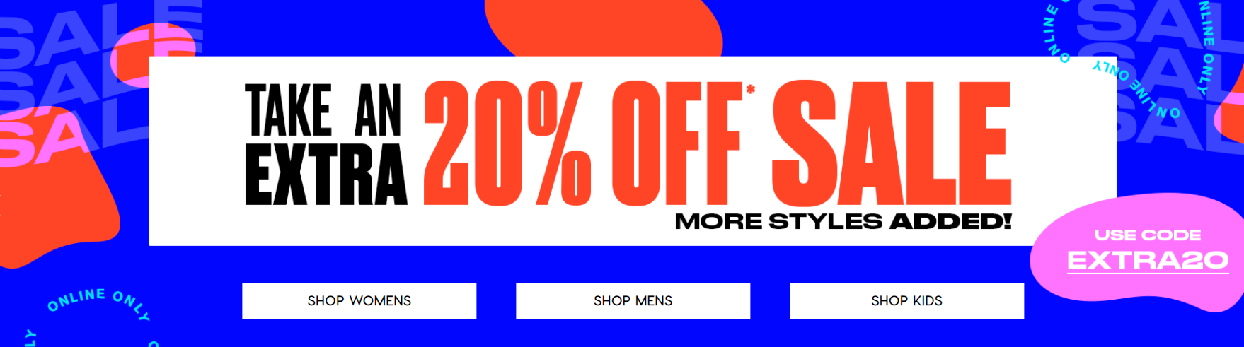 City Beach extra 20% OFF on sale items from clothing, footwear & accessories with coupon