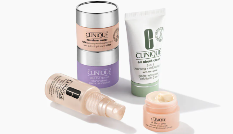 Clinique pick 3 free minis with any order over $60 with free shipping