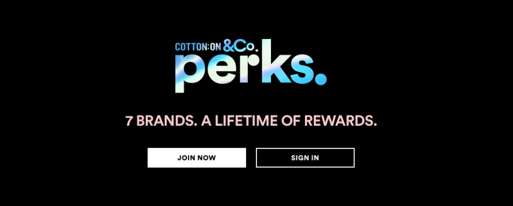 Get Free Delivery on your next shop when you join Cotton On perks