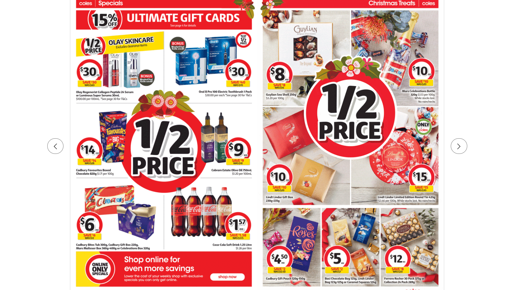 Coles this week's catalogue up to 50% OFF on groceries, beauty & everyday essentials(until 7th Dec)