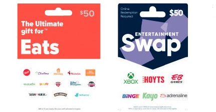 Collect 2,000 Bonus Points when you spend $50 or more on selected gift cards and Swipe Your Flybuys