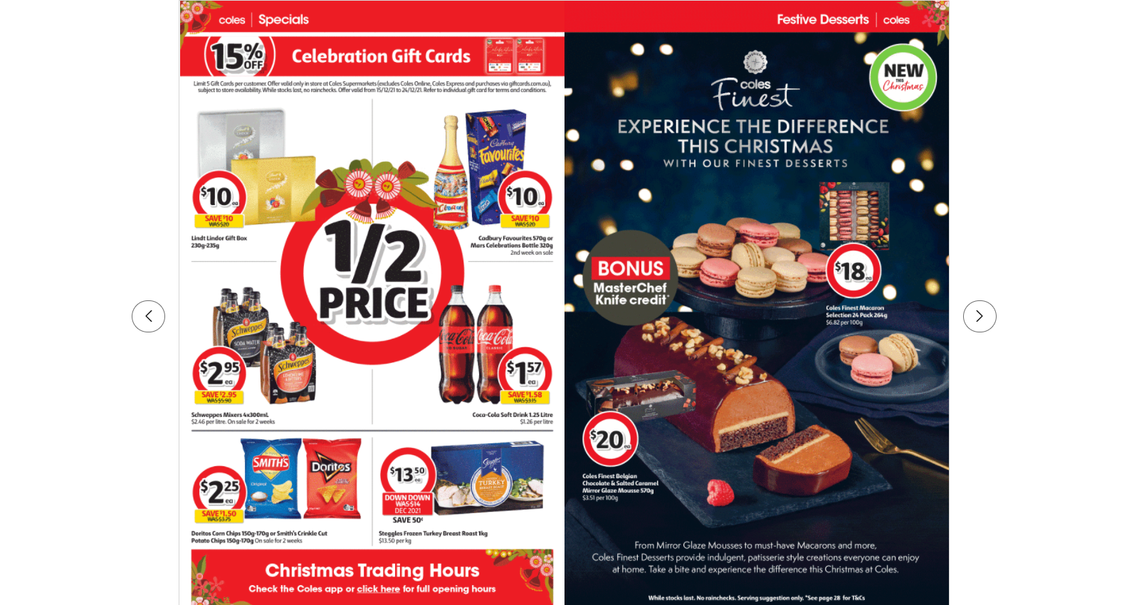 Coles this week's catalogue up to 50% OFF on groceries, beauty & everyday essentials(until 24th Dec)