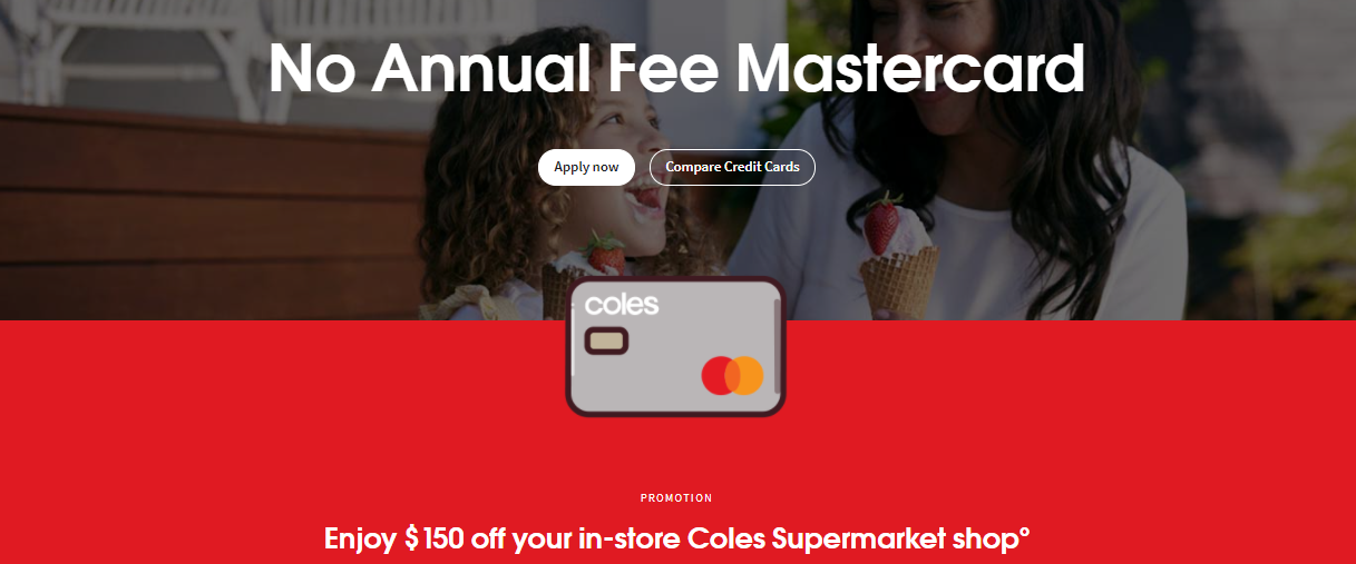 $150 OFF on your Coles in-store shop when you spend $1,000 in 60 days on eligible purchases