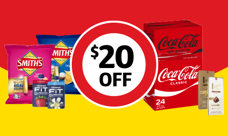 $20 OFF $250 on your next online shop with Coles promo code