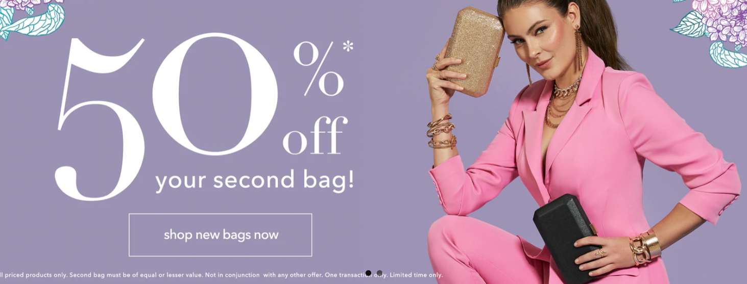 Colette Hayman 50% OFF on your second bag including clutches, purses, bags & more