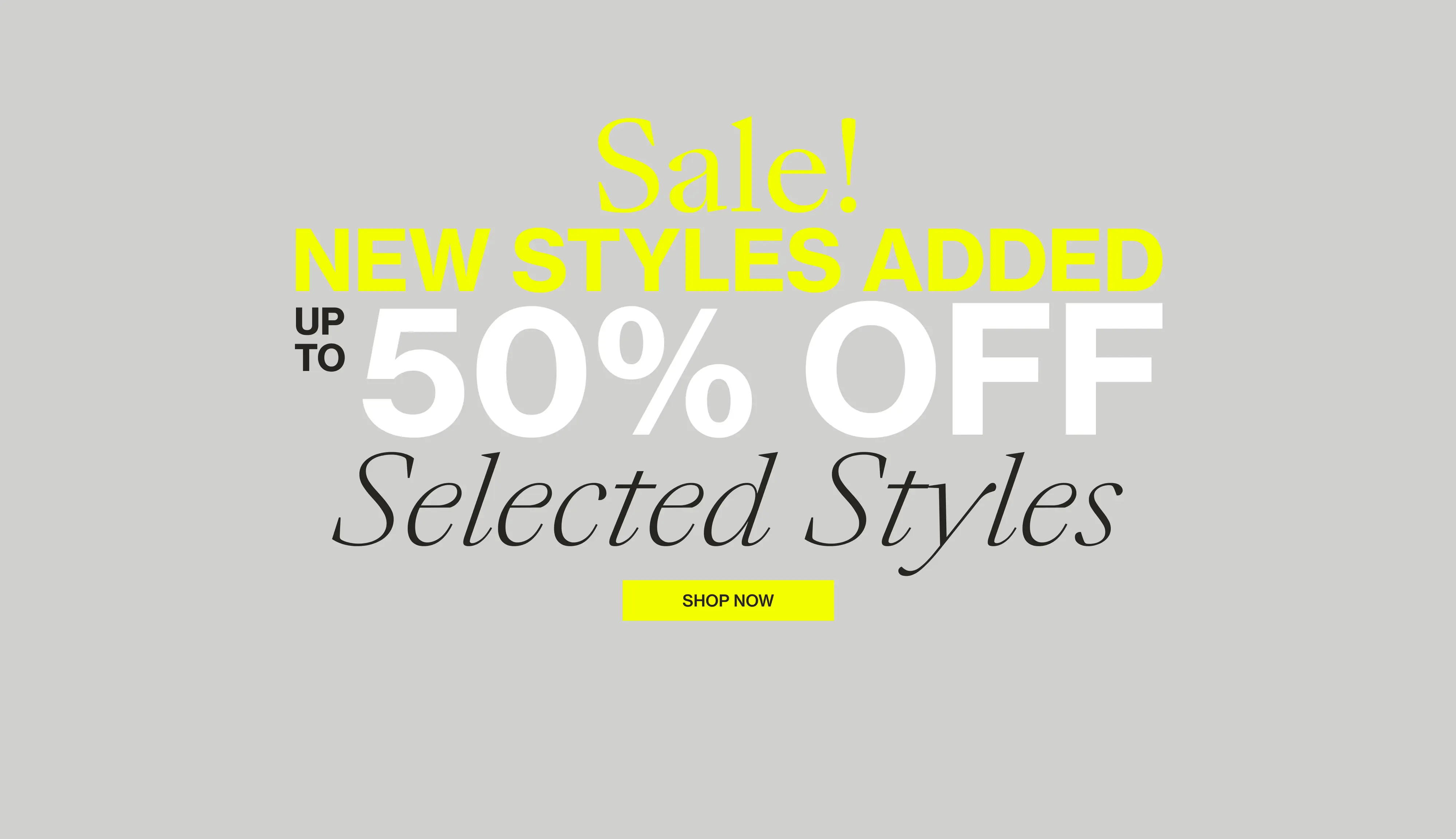 Up to 50% OFF selected styles at Commonry