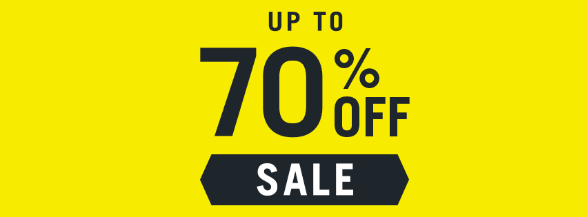 Save up to 70% OFF on sale styles
