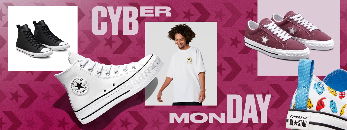 Converse Cyber Monday extra 30% OFF on selected styles for men, women and kids with coupon