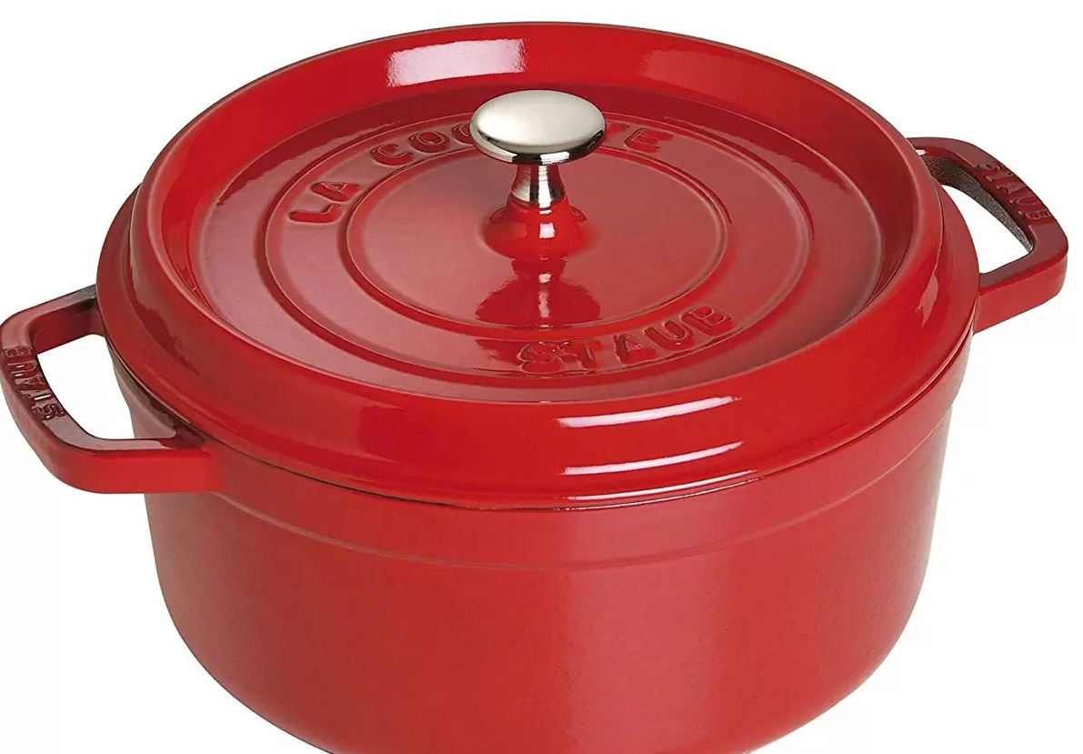 Staub Cast Iron Round Cocotte 24cm now $269.98 delivered for Costco members