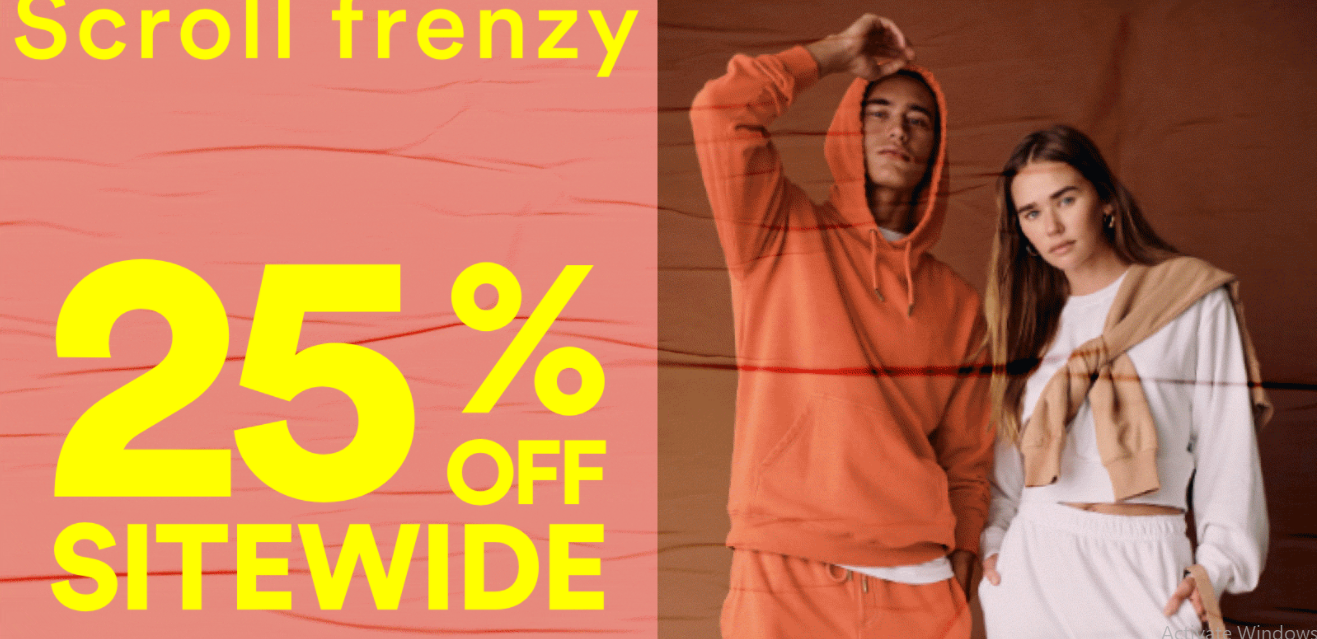Frenzy sale - Save 25% OFF sitewide