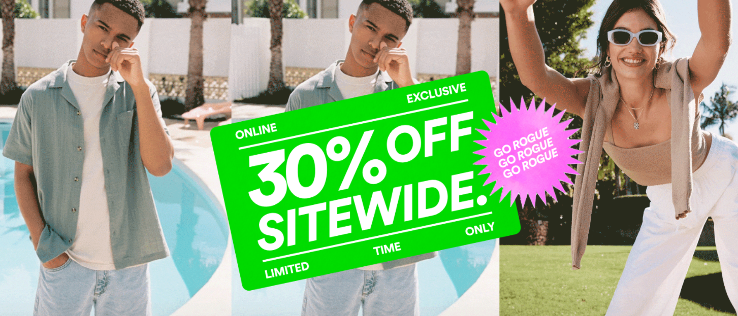 30% OFF sitewide at Cotton On including full price