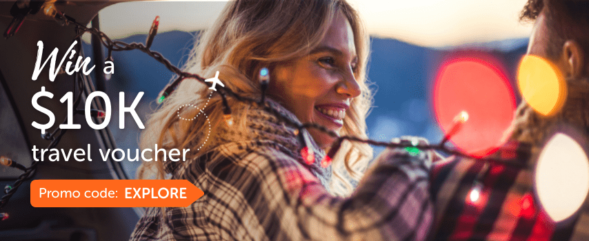 WIN a $10K Flight Centre Travel Voucher when you book travel insurance with Cover-More coupon